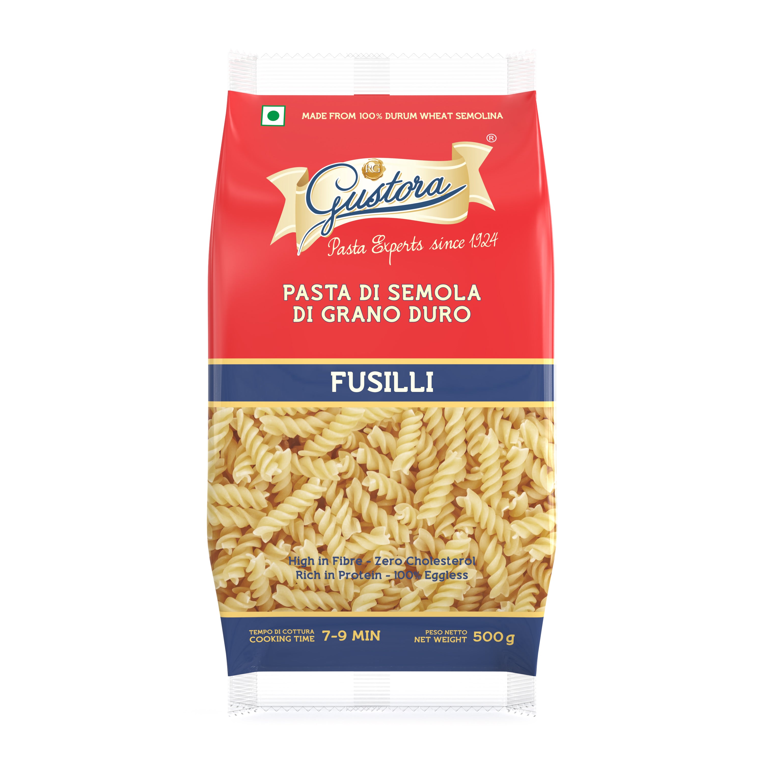 
      Buy Fusilli Pasta online at best price in India - Gustora Foods
