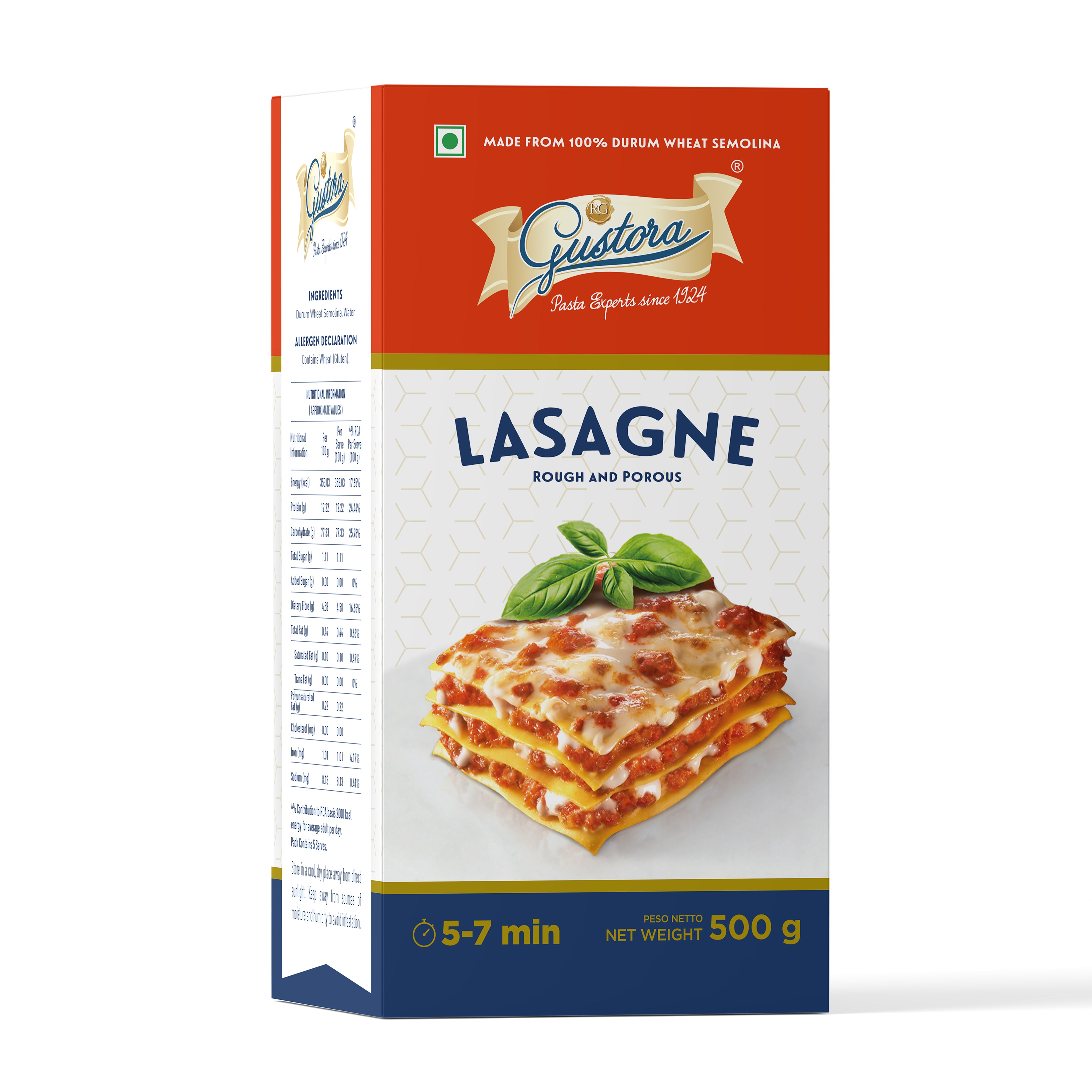       Buy Lasagne Pasta – Best Price Online | Gustora Foods