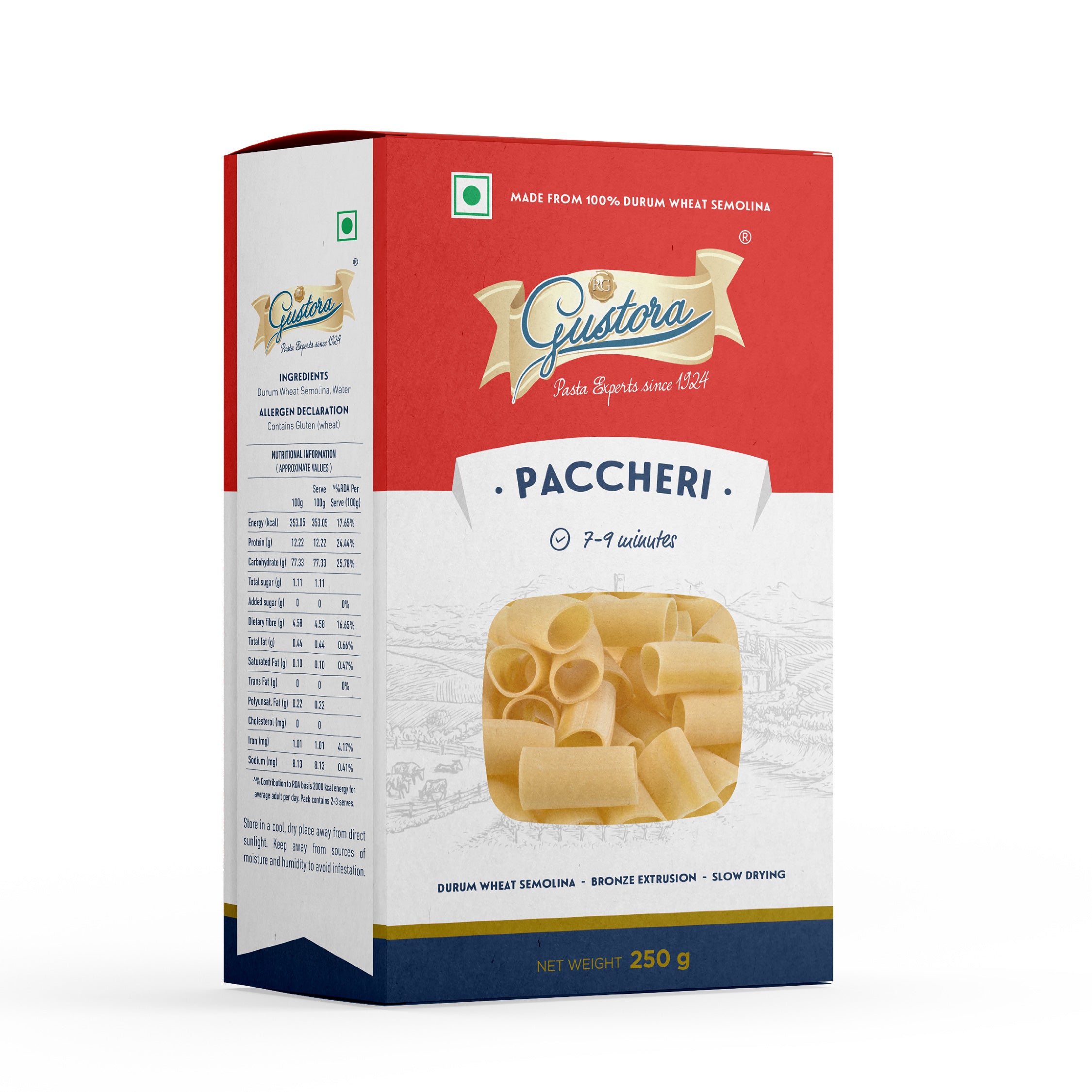       Buy Paccheri Pasta – Best Price Online | Gustora Foods